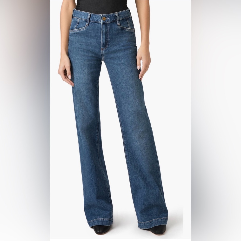 Paige High-Rise Wide Leg Jean